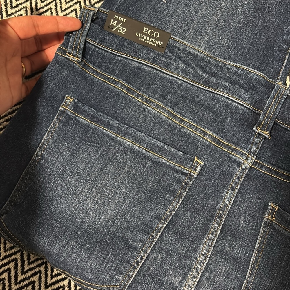 Liverpool Abby Skinny High Performance Eco Denim -Sz 13/32 Petite - NWT - Picture 6 of 8